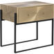 Modena 29.5 X 28 inch Antique Gold Night Stand, Large